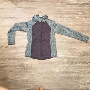 Forever 21 Sport Luxe Quilted Jacket in Gray and Black